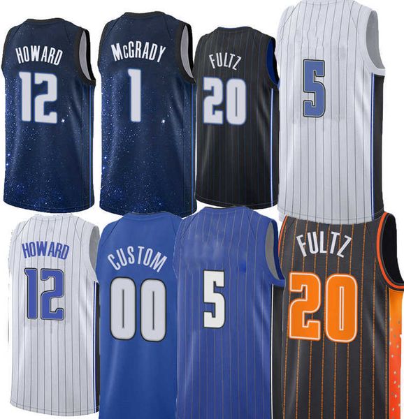 

new city 75th basketball jerseys 50 cole anthony 4 jalen suggs mo 5 bamba dwight 12 howard 1 jonathan fultz isaac 14 paolo banchero 5 franz, Black;red