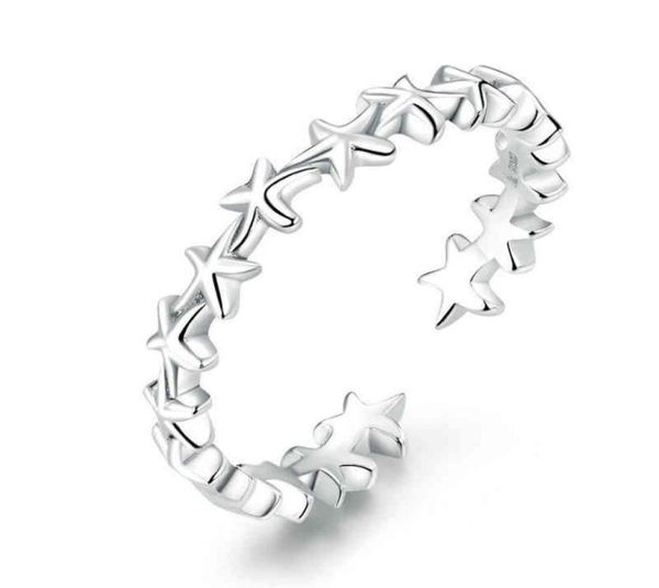 

925 sterling sier ocean fashion jewelry starfish rings women2766653