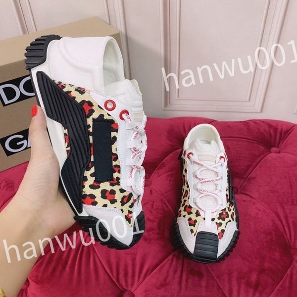 

2023 luxury fashion women mens casual shoes desiner genuine leather platform lace up sneakers runway running walking shoe, Black
