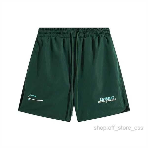 

men's shorts represent brand letter men women oversize drawstring cotton casual sports beach five-point pants 1 mpk7, White;black