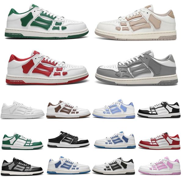 

casual shoes skel low mans womens bones sneakers black white pink grey red sneaker