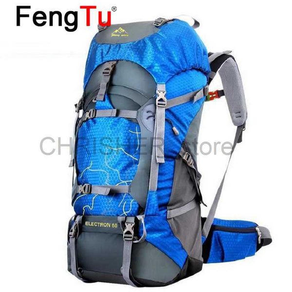 

outdoor bags fengtu 60l hiking backpack daypack for men and women waterproof camping traveling backpack outdoor climbing sports bag j230525
