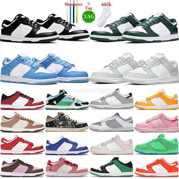 

designer panda low casua shoes men womens triple pink black white michigan green unc cherry mens sports sneakers trainers tennis