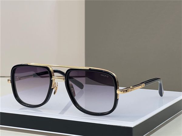

new fashion design sunglasses mach-s square frame retro simple and generous style high end outdoor uv400 protection glasses quality, White;black