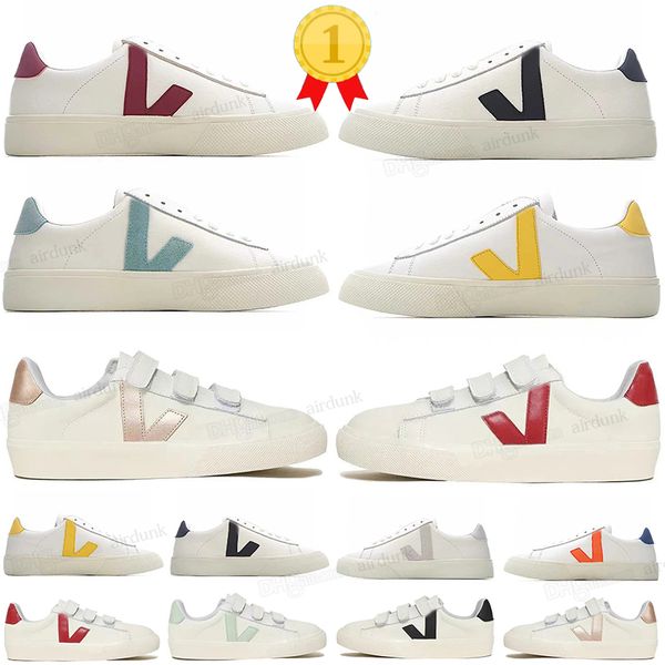 

designer casual shoes quality veja campo v- cor shoes women men sneaker classic white fashion style original low-couples sneakers size 35, Black