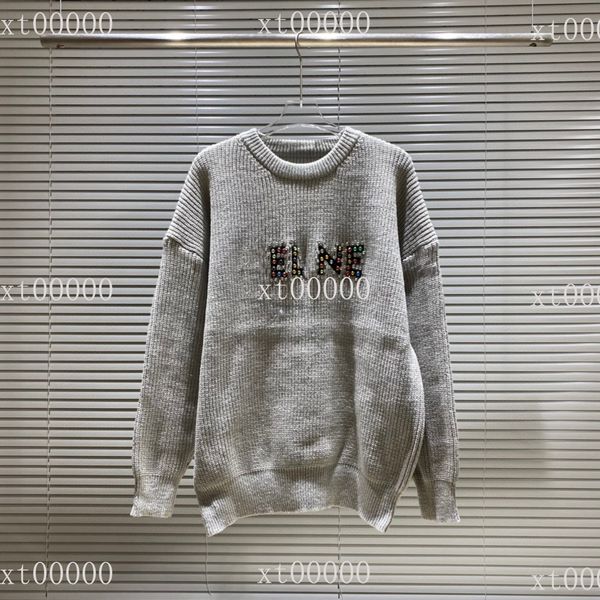 

mens designer sweaters hoodies famous hip hop men women hoodie street cotton loose fit sleeve sweatshirt womens casual round neck long sweat, Black;brown