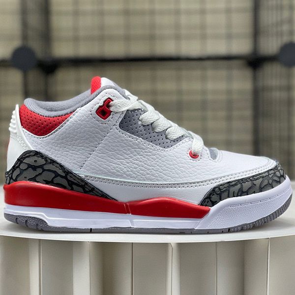 

2023 kids shoes toddler designer jumpman 3 running basketball shoe j3 childrens shoes sneaker girls boys white black sports all match947