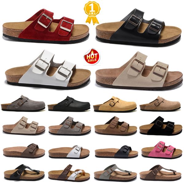 

boston sandals oiled leather bag head pull cork suede designer slides autumn winter loafers shoes classic tan brown black fashion luxurys me