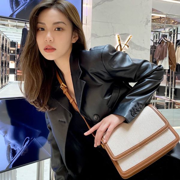 

designer flap bag luxury shoulder bag handbag genuine leather crossbody bag 23cm level replication evening bag with box wy018