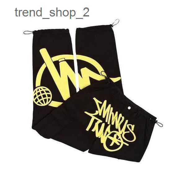 

selling 2023 minus two cargo pants harajuku casual loose punk rock straight wide leg trouser streetwear y2k retro street trend overalls 2 2, Black