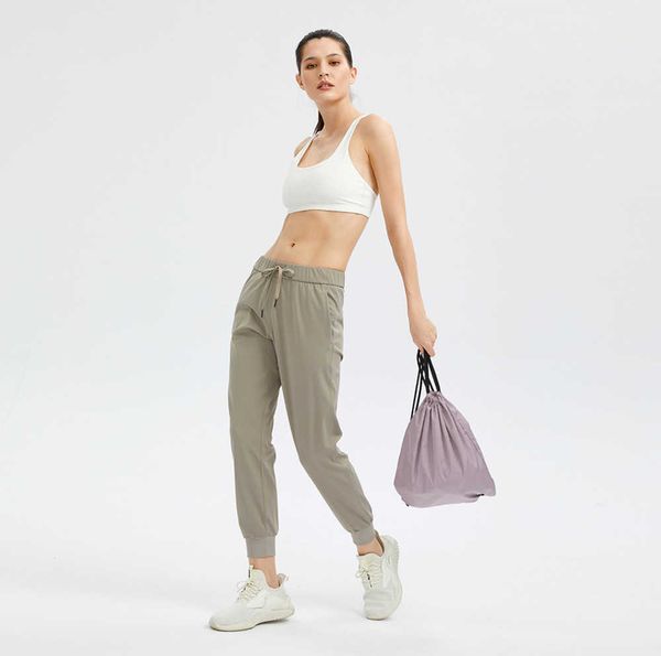 

high waist yoga pants sport women quick dry trousers women's drawstring sportswear woman gym sports casual loose fitness running leggin