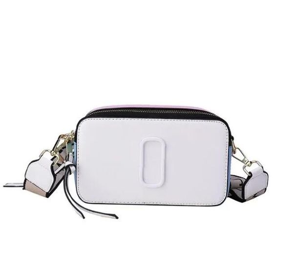 

designer fashion bag ladie handbag famous totes marc jocobs snapscamera small crossbody purse women shoulder bags messenger cross body, Black;red