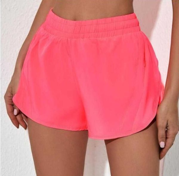 

lululemens shaping yoga multicolor loose breathable quick drying sports y shorts women's underwears pocket trouser skirt new style with, White;black