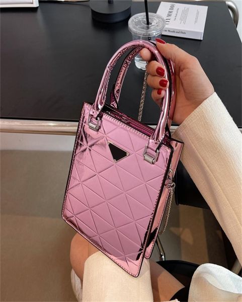 

handbag trendy bright face hand women039s solid color lingge music popular versatile single messenger factory whole 70 off6026317