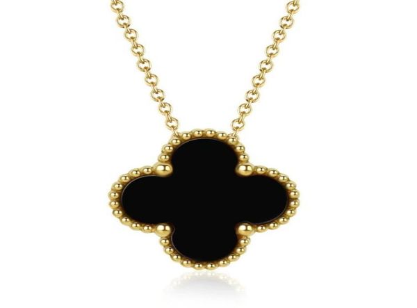 

luxury clover stud earring gold stainless steel necklace jewelry for women5027969, Silver