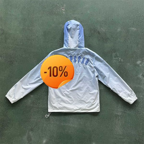 

men's jackets men jacket trapstar irongate blue embroidered women coat sizes xs-xl, Black;brown