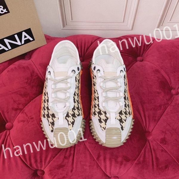 

2023 new fashion womens mens casual shoes desiner genuine leather platform lace up sneakers runway running walking shoes, Black