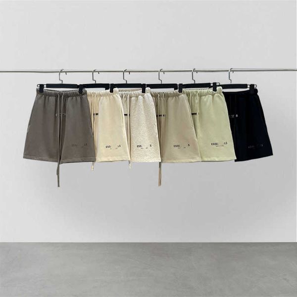 

summer beach shorts men women basketball shorts ess designer quick dry jogger pants men loose cropped matte 3d printed straight fit casual p, White;black