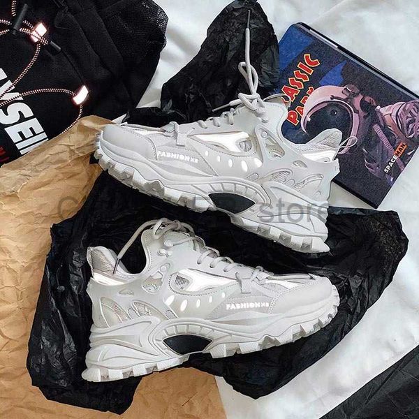 

other sporting goods thick sole height increasing dad shoe men women sneakers reflective comfortable sports running shoes 2022 casual tennis