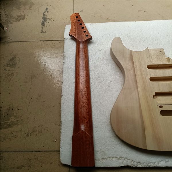 

unfinished brand electric guitar. handmade, ing