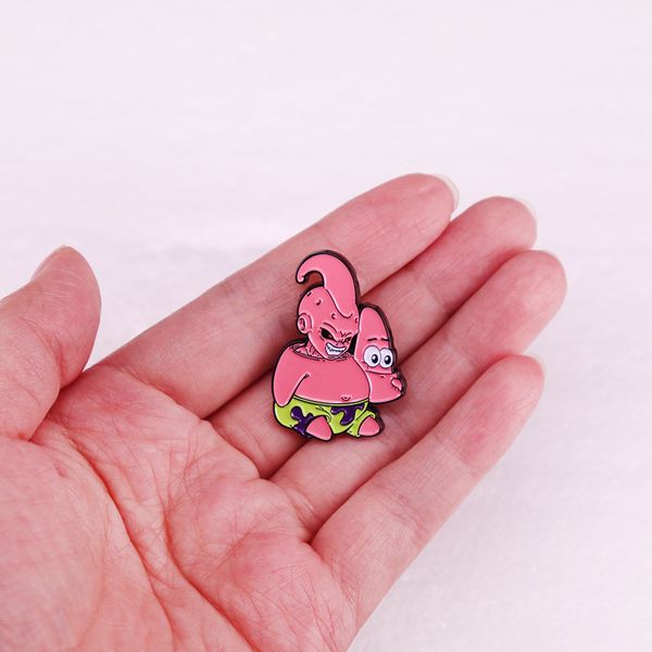 

dragon friend together brooch cute anime movies games hard enamel pins collect cartoon brooch backpack hat bag collar lapel badges, Blue