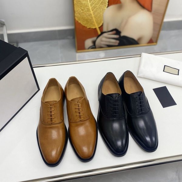 

big size 6-11 luxurious oxfords leather men shoes whole cut fashion casual pointed toe formal business male wedding designer dress shoes, Black