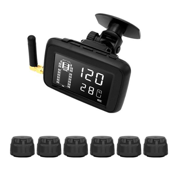 

careud truck and bus tire pressure monitoring system tire pressure gauge 6 wheels 18 wheels 22 wheels tpms-1