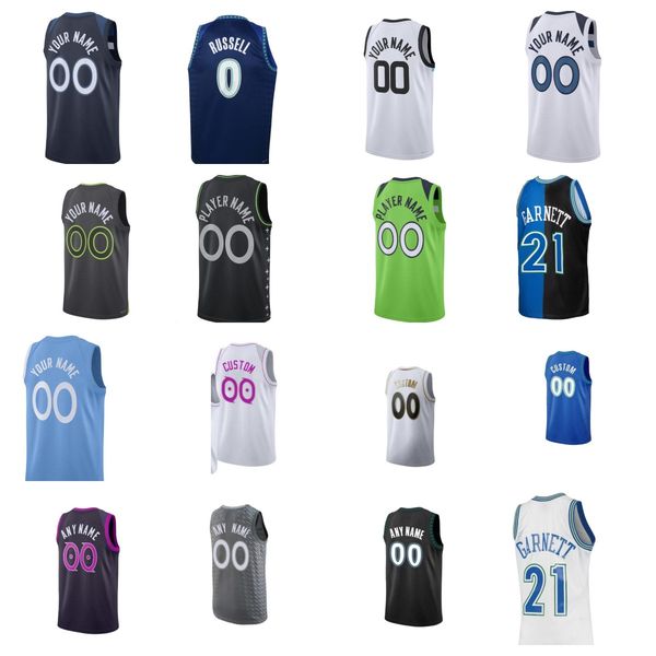 

anthony edwards rudy gobert karl-anthony towns basketball jersey minnesotas timberwolve dangelo russell wendell moore jr. jaden mcdaniels 20, Black;red