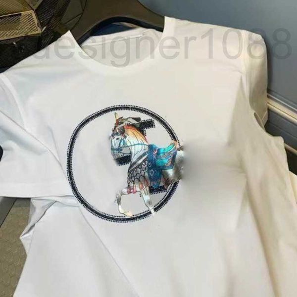 

designer luxury mens t shirt shirts men women round neck tee short sleeved tshirt pullover 100% cotton sweatshirt ironing diamond pattern t-, White;black