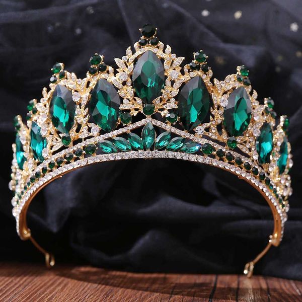 

other fashion accessories kmvexo big baroque crystal tiaras wedding crown for brides women hair accessories headpieces princess pageant birt, Silver