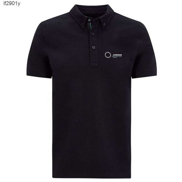

f1polo t-shirt team short-sleeved round neck shirt racing suit f1 formula one the same clothing customization 6lr6, White;black