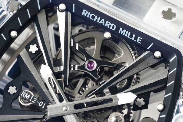 

rm012-01 superclone active tourbillon watches wristwatch designer watch rm12-01ntpt true tourbillon manual chain movement rm055 ceramic case, Slivery;brown