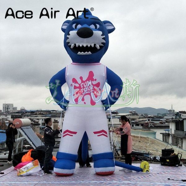 

4.5mh gaint advertising balloon inflatable werewolf model inflatable cartoon pop up mascot for spain outdoor events
