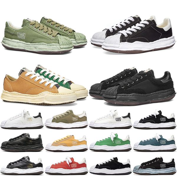 

classic maison mihara yasuhiro blakey og sole canvas low mens trainers womens sports sneakers new style of green black white yellow outdoor