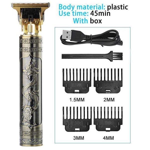 

electric shavers t9 hair trimmer barber hair clipper hair cutting machine beard trimmer shaving machine wireless electric razor men shaver 2