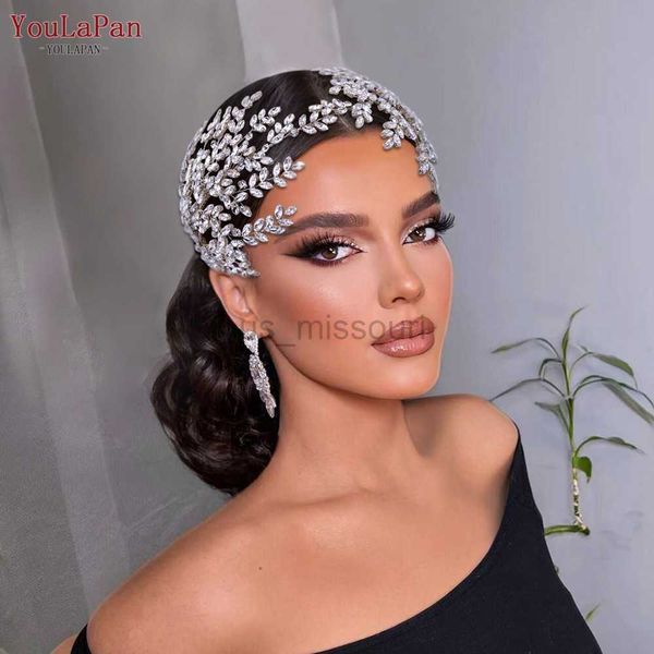 

other fashion accessories youlapan hp500 rhinestone bridal headband tiara wedding hair accessories luxury bride headpiece pageant headdresse, Silver