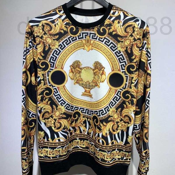 

designer 22ss medusa sweater mens sweatshirt designer hoodie court printed long sleeve tshirt men women hip hop loose oversize pullover coat, Black