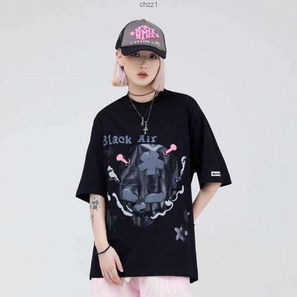 

men's t shirts skulls gothic graphic oversized shirt for men y2k streetwear anime t-shirts hip hop vintage tees clothingti3fti3fti3f, White;black