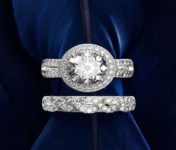 

hbp fashion shipai hand decoration luxury simulation diamond combination ring7953613, Silver