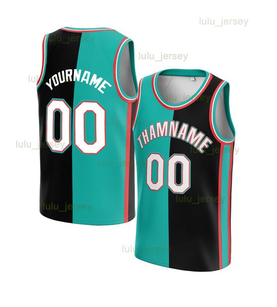 

custom colorized breathable basketball team split color jerseys fashion shirts uniform youth jerseys for men new design, Black;red