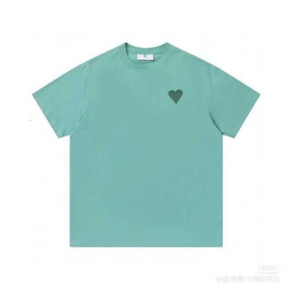 

designer mens women amis luxury t shirt fashion casual tshirts tees clothing short sleeve 2022 new paris high street cotton loose summer qht, White;black