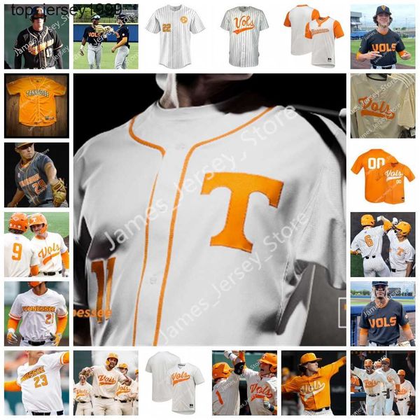 

ncaa custom tennessee volunteers baseball jersey 33 mark mclaughlin 34 hollis fanning 35 kirby connell 36 drew patterson 40 luc lipcius will, Blue;black