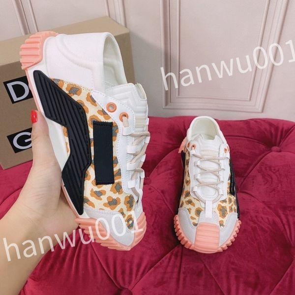 

2023 new fashion women mens casual shoes desiner genuine leather platform lace up sneakers runway running walking shoe, Black