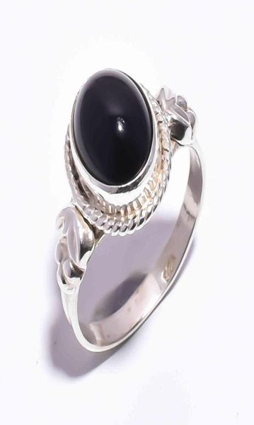 

aaa quality black onyx ring sier 925 sterling fhion jewelry gemstone jewellery9427448