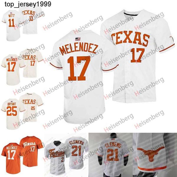 

21 roger clemens college texas longhorns baseball jersey brandon belt douglas hodo iii trey faltine ty madden mitchell daly pete hansen kody, Blue;black