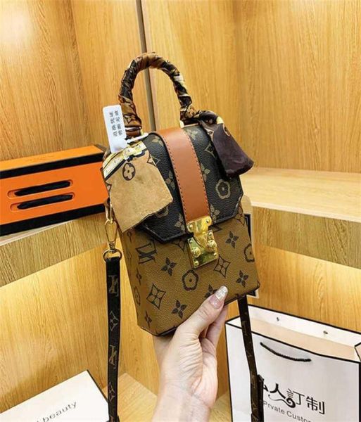 

handbag version printed single old flower small square net red portable messenger tide7104367