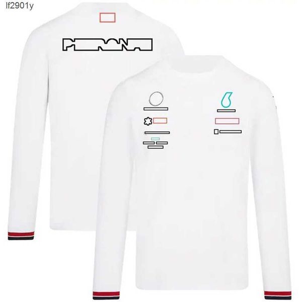 

2022 f1 suit t-shirt formula driver fans long sleeve t-shirts racing team uniform jersey summer causal men's t shirts wajj, White;black