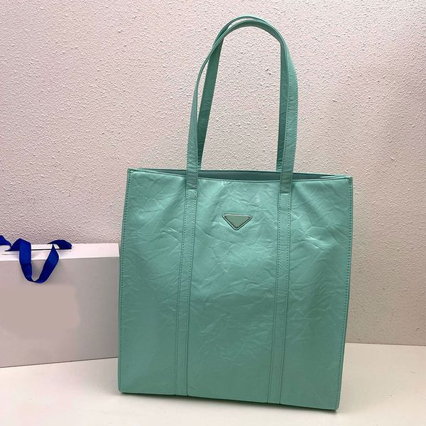 

vertical women tote bag shoulder bags luxury beach bag designer pleated totes bags handbags genuine leather women large capacity shop bag tr