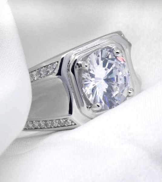 

engagement ring for men women couples 925 sterling silver prong setting green cz stone weddin band jewelry anniversary gift2357071