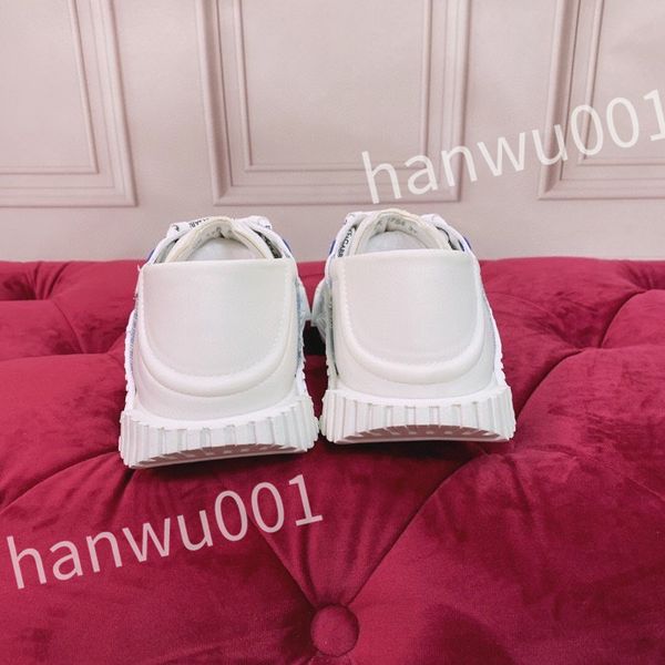 

2023 luxurys designer women mans casual shoes fashion genuine leather letters printed woman runway trainers sneakers, Black